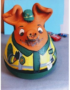 Hucha Cerdito Guardia Civil