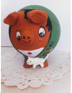 Hucha cerdito Veterinario