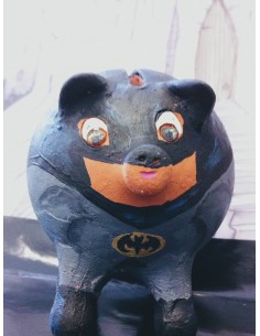 Hucha cerdito Superhéroes 2