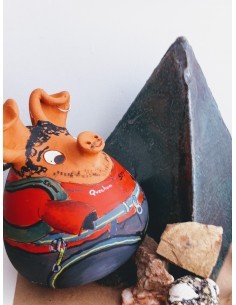 Hucha cerdito personaje escalador 2