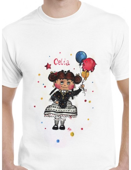 Camiseta extremeña con globos