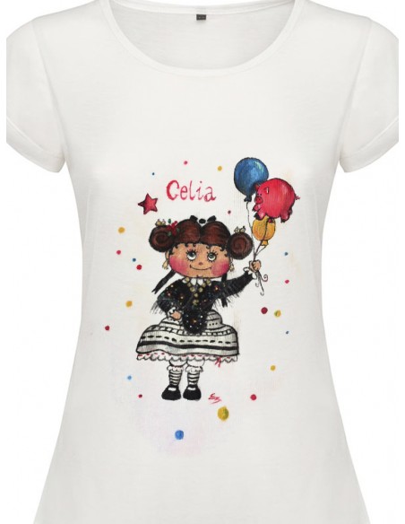 Camiseta extremeña con globos