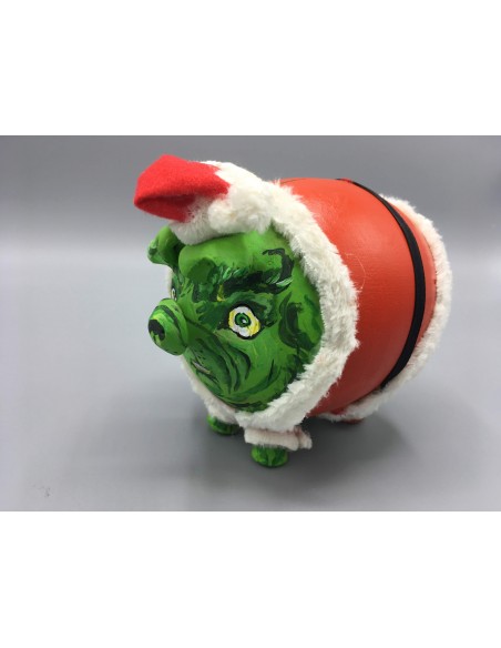 Hucha cerdito el Grinch