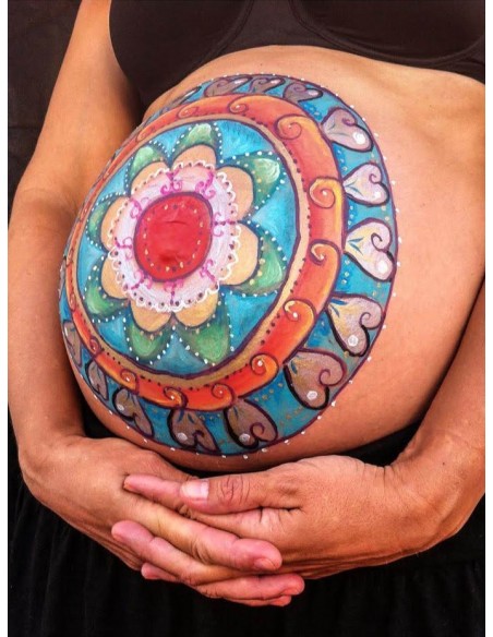Belly Paint. Pintura Corporal para embarazadas
