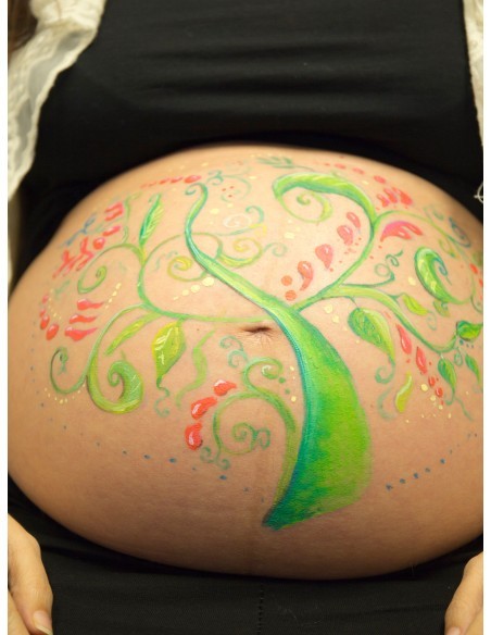 Belly Paint. Pintura Corporal para embarazadas