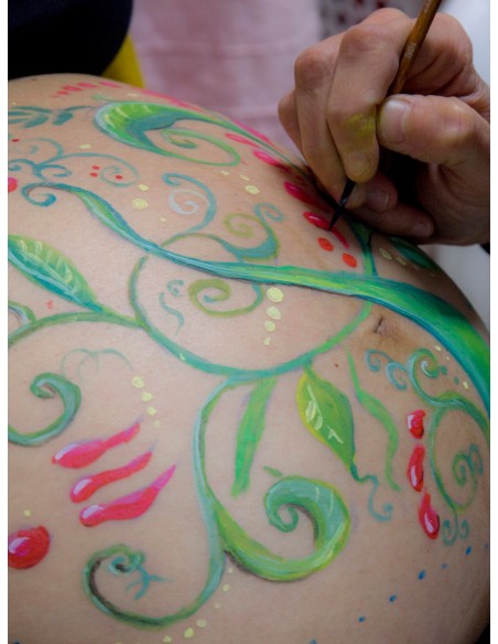 Belly Paint. Pintura Corporal para embarazadas