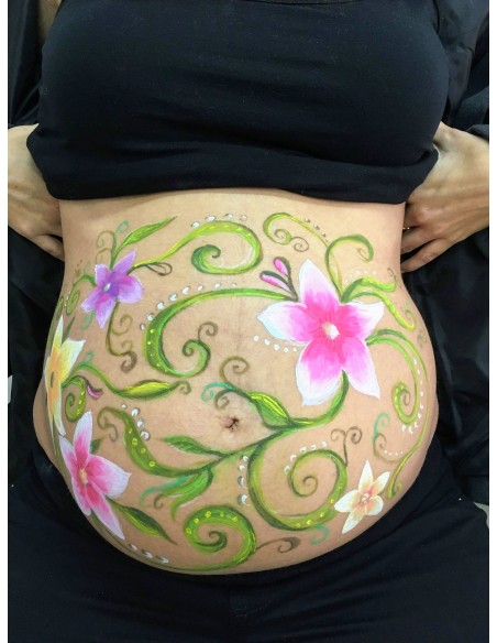 Belly Paint. Pintura Corporal para embarazadas