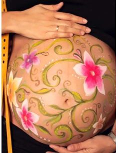 Belly Paint. Pintura Corporal para embarazadas