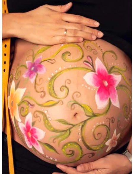 Belly Paint. Pintura Corporal para embarazadas