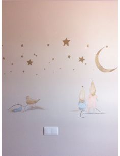 Pintura mural de habitaciónes infantiles. Decoración 2
