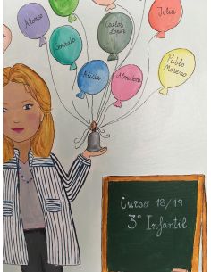 Bolsa de compras idea de regalo enclase regalo de despedida educadores guardería