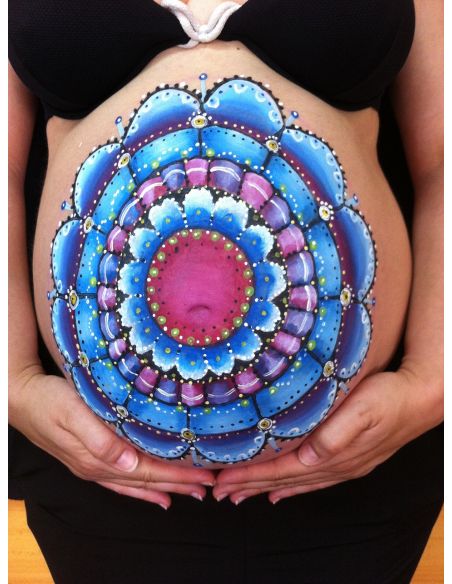 Belly Paint. Pintura Corporal para embarazadas