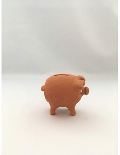 Cerdito hucha tradicional  con dedicatoria personalizada. 2
