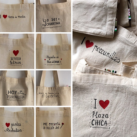 tote bags pintados a mano personalizados dedicarte taller creativo